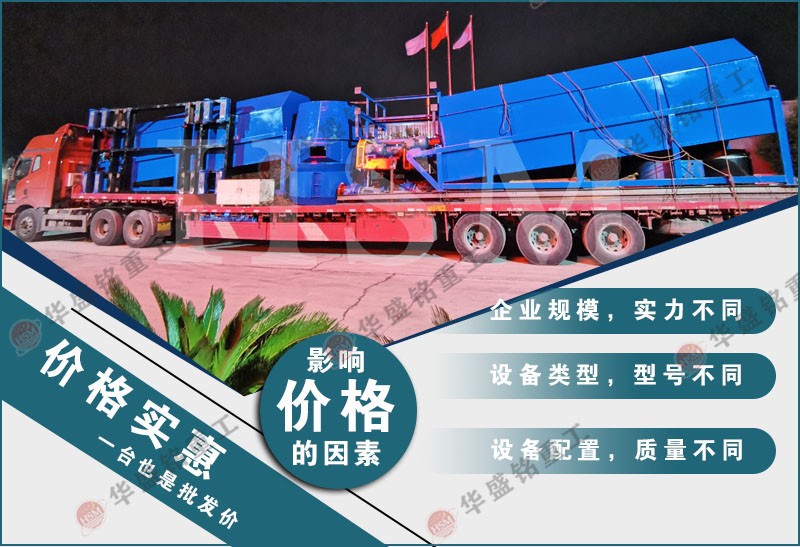 水洗滚筒筛沙机 产出均匀颗粒的华盛铭水洗滚筒筛沙机节省成本